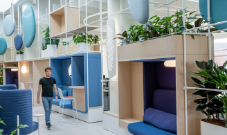 Photographie réalisée par S. Chalmeau représentant des espaces de travail